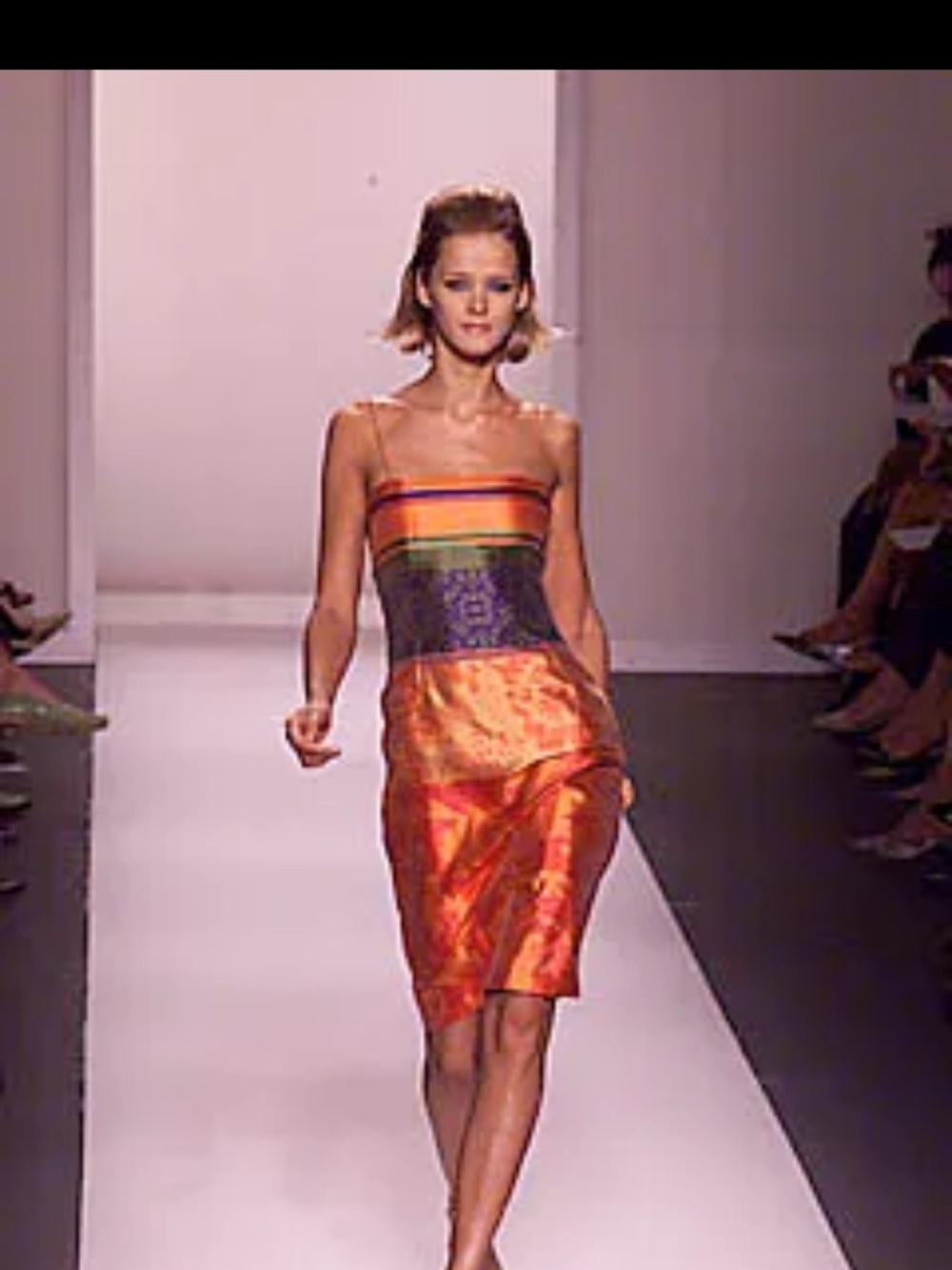 Oscar de la Renta Spring 2001 Runway Silk Dress – Actual Runway Piece